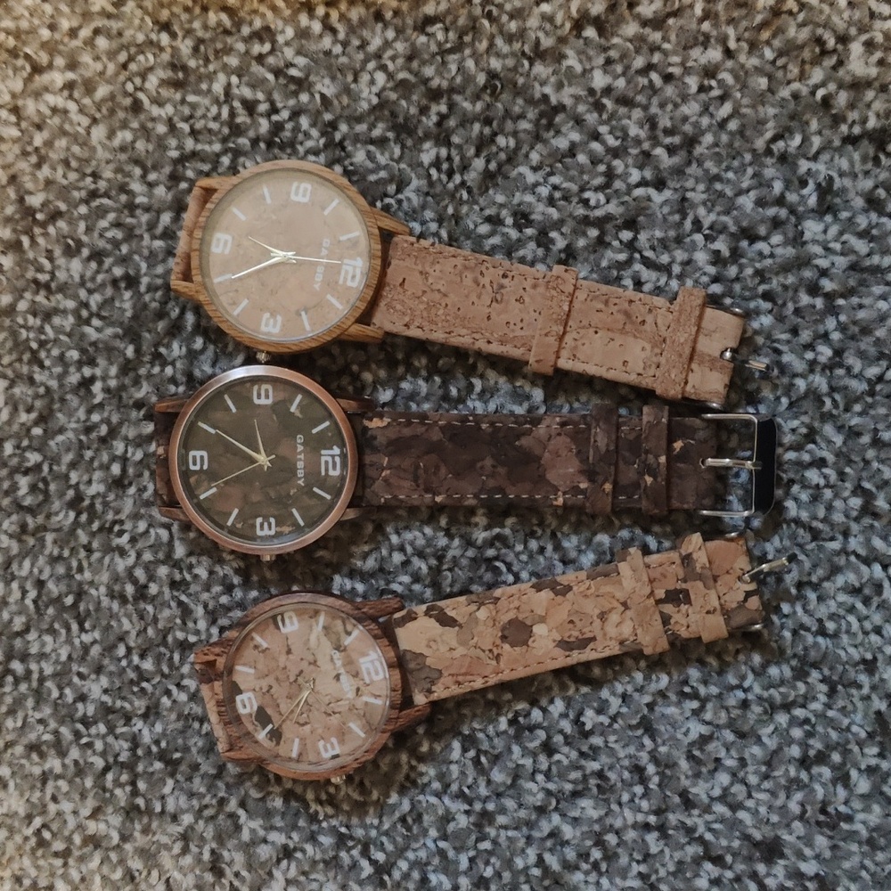 Unisex Cork watch, new in packaging